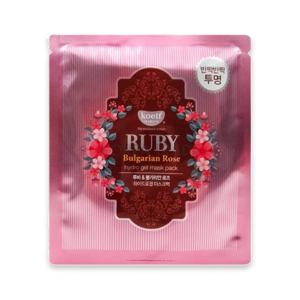 Гидрогелевая маска для лица с рубином и болгарской розой Koelf Ruby & Bulgarian Rose 480 1