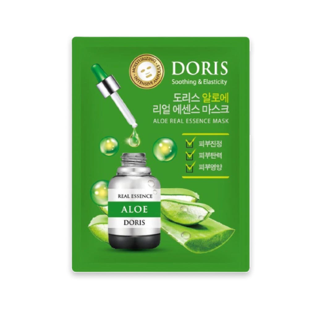 Тканевая маска для лица алоэ Doris Aloe Real Essence Mask 99 1